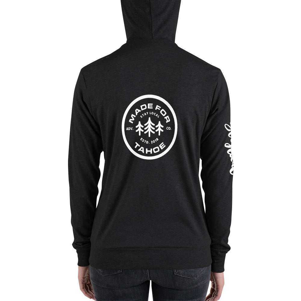 Stay Local Unisex zip hoodie