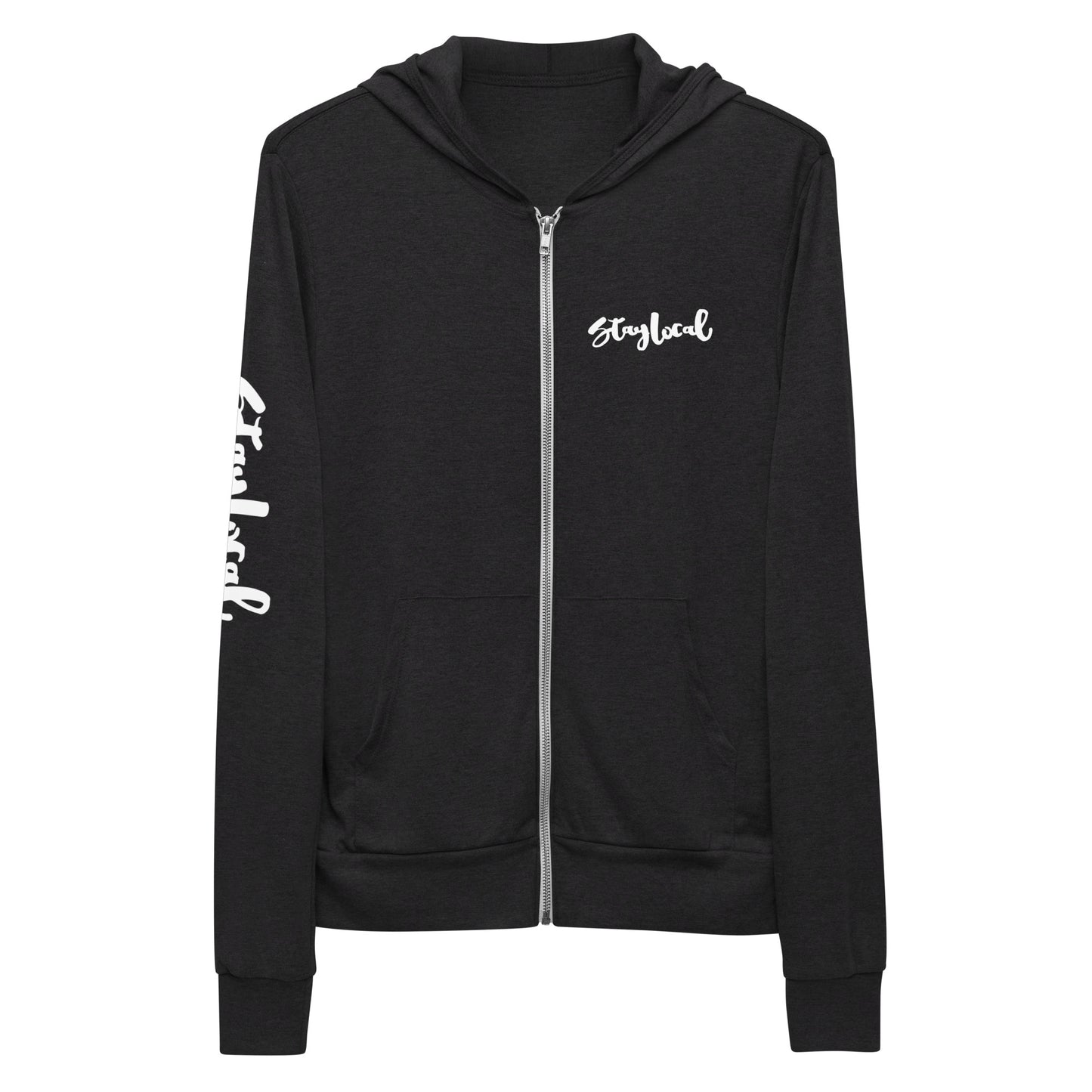 Stay Local Unisex zip hoodie