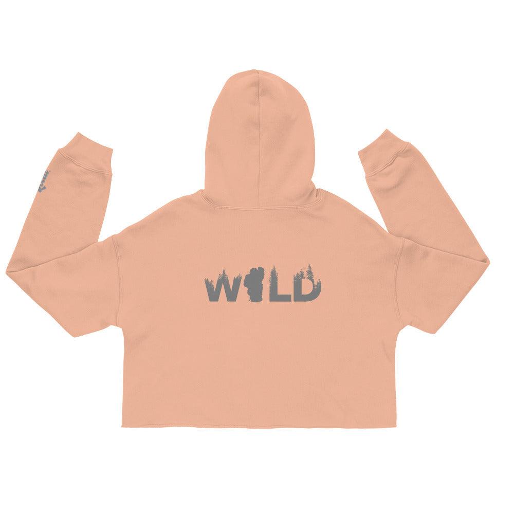 Wild in Tahoe Crop Hoodie