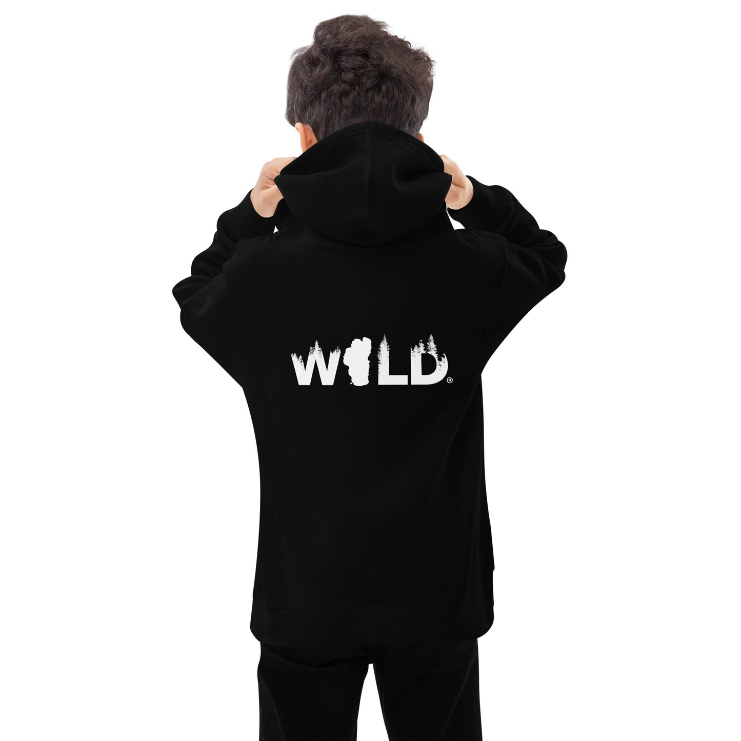 WILD in Tahoe™ Kids fleece hoodie