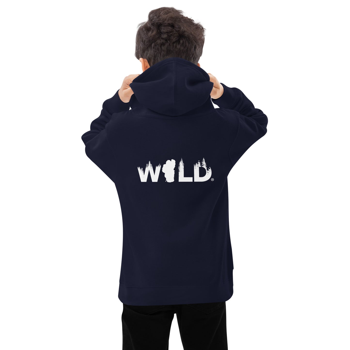 WILD in Tahoe™ Kids fleece hoodie